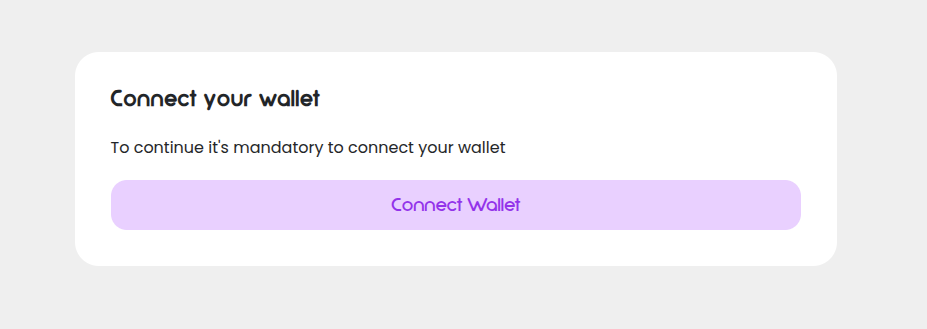 Connect Wallet